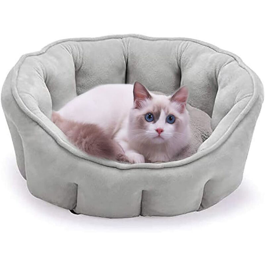 Dog Bed, Cat Bed Dog Sofa Plush Dog Cushion Extra Soft Pet Basket Bed for Small Cats and Dogs, 46 * 46 * 23cm