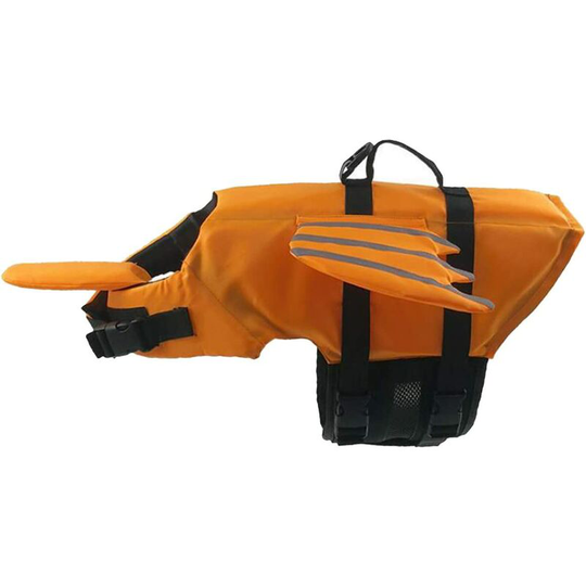 Betterlifegb - Pet Life Jacket Life Lifejacket LifeSaver Safety Dog Reflective Size Dog Lifejacket For Swimming Surf Hunting Boat (l, Orange Dog