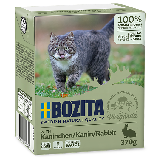 Bozita Chunks in Sauce Saver Pack - Rabbit (18 x 370g)