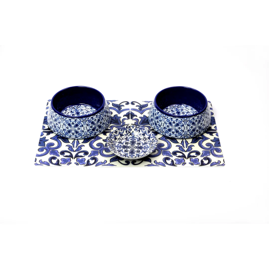 Mickey Clay Pet 4 Piece Bowl Set