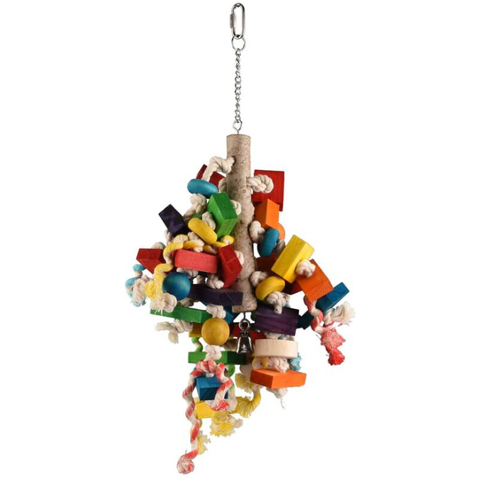Bird Toy Rainbow Hanger Che Multicolour 50 cm FLAMINGO - Multicolour