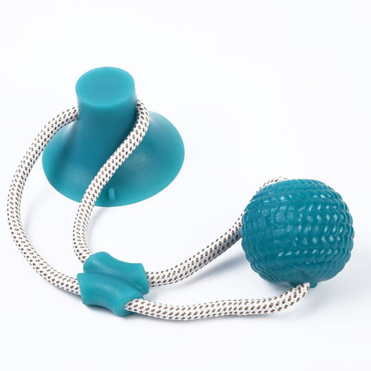 Perle Rare - Pet Teethers, Dog Toys with Suction Cups Multi-Purpose Balls and Suction Cups Pet Teethers Multi-Purpose Dog Teethers Dog Suction Cup