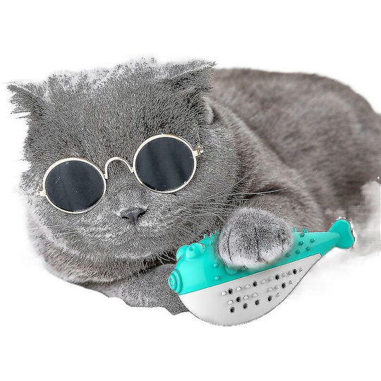 Pet Dog Cat Toy Rotate Windmill Funny Sucker Toy Cat Turntable Teasing Ball Toy