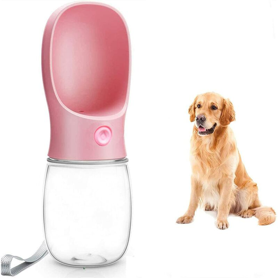 Dog Water Bottle, Portable Dog Travel Water Bowl, Pets Feeder for Walking Traveling Drinking