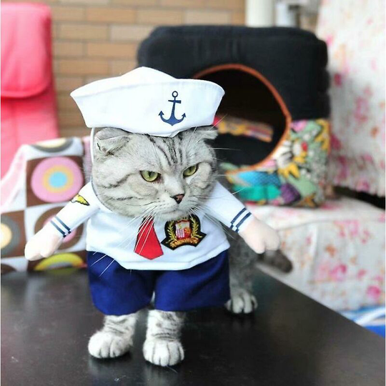 Pet Supplies Dog Clothes, Sailor Standing And Transforming Into Funny Outfit l Size (style 5) - Thsinde