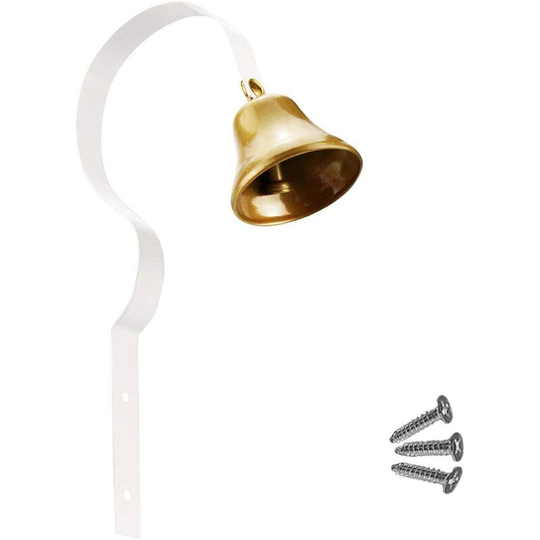 Tinkle Dog Bell Pet Door Bell Hanging Brass Doorbell for Potty Training Housetraining Houserbreaking
