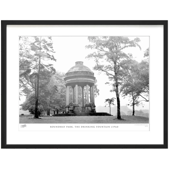 'Roundhay Park, the Drinking Fountain C1960' by Francis Frith - Picture Frame Photograph Print on Paper