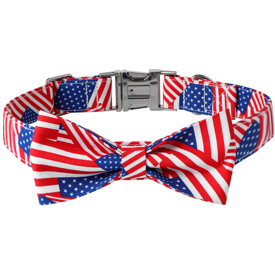 Stylish Little Tail Dog Collar With Bow, Bow Tie Dog Collar, Dog Collar Cute Gift Bow Tie For Dog