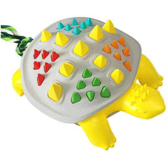Multifunction Dog Molar Toy, Dog Chew Toys Cleaning Teeth with Dental Care Function for Large and Medium Dogs Interactive Toys(yellow-green)