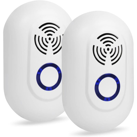 Perle Rare - Lot Of 2 - Ultrasonic Repellent Against Mosquitoes Anti Flies And Rats