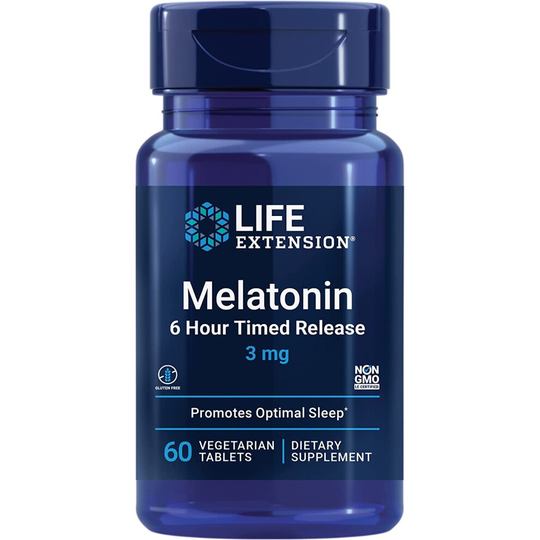Life Extension Melatonin, 3 mg, 60 capsules