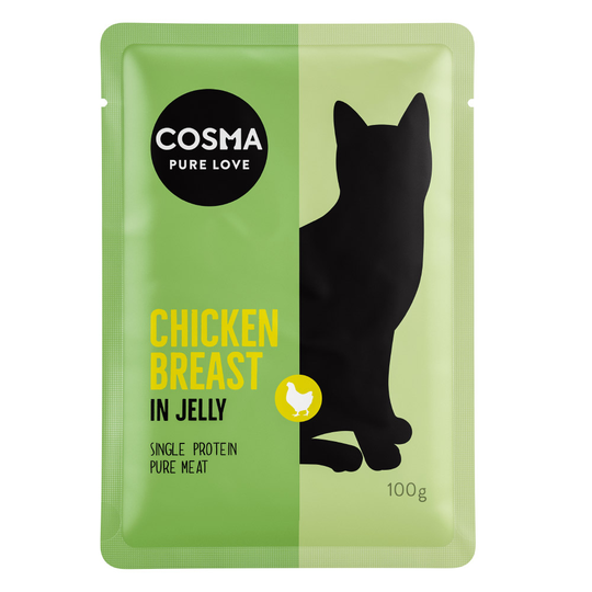 Cosma Original Pouches in Jelly Saver Pack 24 x 100g - Chicken Breast