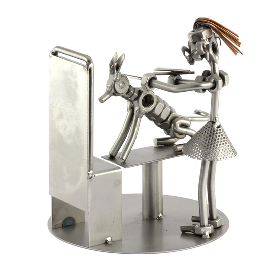 Dog Hairdresser Screw Man