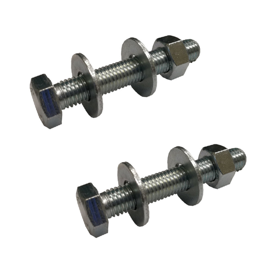(5, M8 x 50mm) Set Screw Bolts M8 Washers & Steel Hex Nut Set