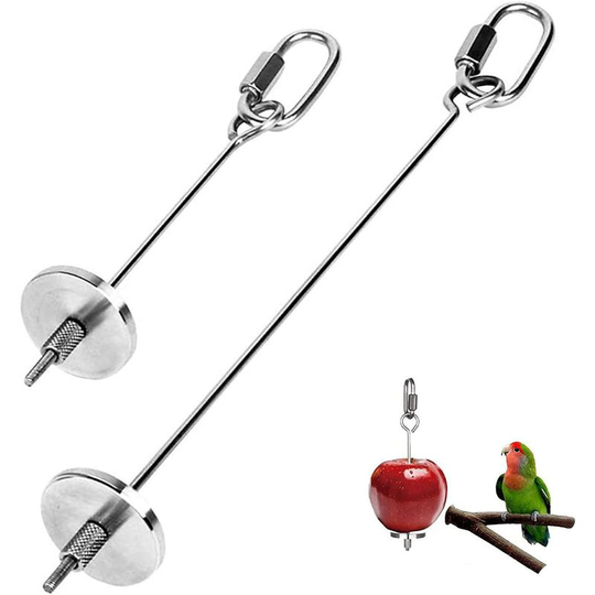 Pcs Chicken Vegetable Skewer Fruit Holder, Parrot Food Skewer, Parrot Chicken Bird Hanging Feeder, Bird Food Holder Pet Parrot Treat Skewer, Parrot