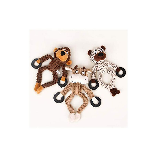 Pet Plush Voice Toys, Dog Teeth Cleaning And Chewing Toys 25cm