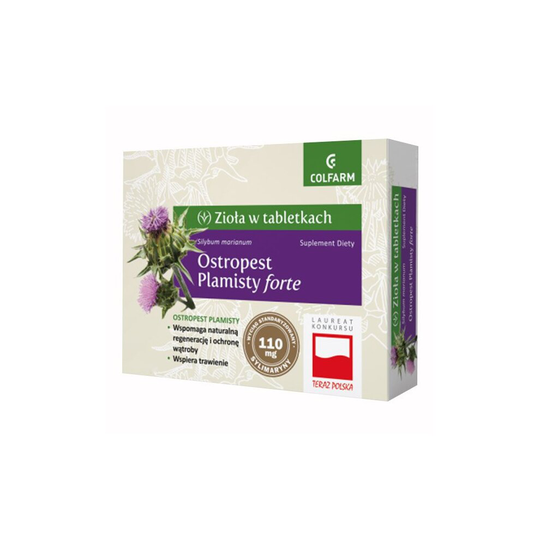 Milk Thistle 80mg 30 tabs Liver Zdrowa Watroba Ostropest Plamisty