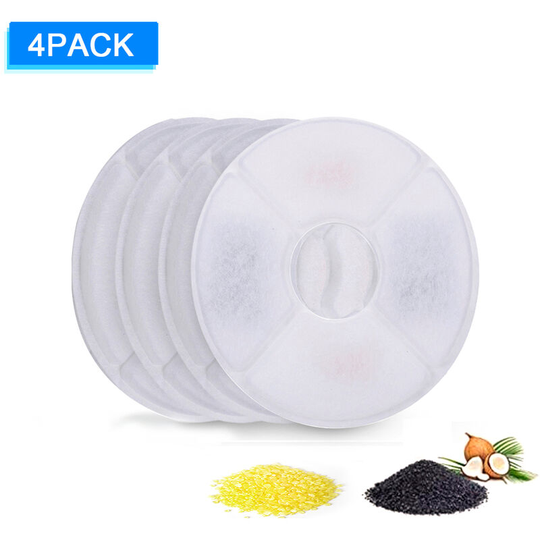 Cat Water Fountain Filters Replacement Filters for Cat Water Fountain Water Dispenser, 4 pcs - 4 pcs