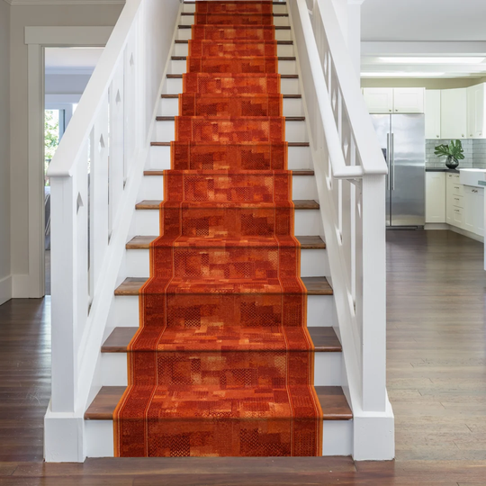 Altman Tufted Terracotta Stair Runner