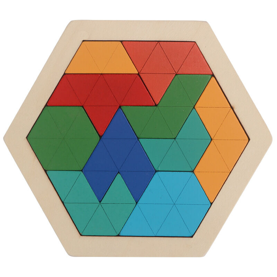 MUFF Wooden Toys, Variety Desktop Toy Puzzles tangram