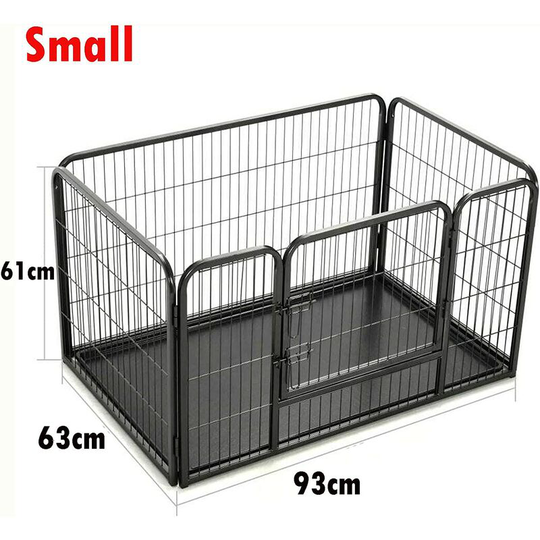 Day Plus - Small Size Dog Pen Dog Playpen, Small rv Dog Fence Outdoor, Playpens Exercise Pen for Dogs Pets, Metal, Protect Design Poles, Foldable