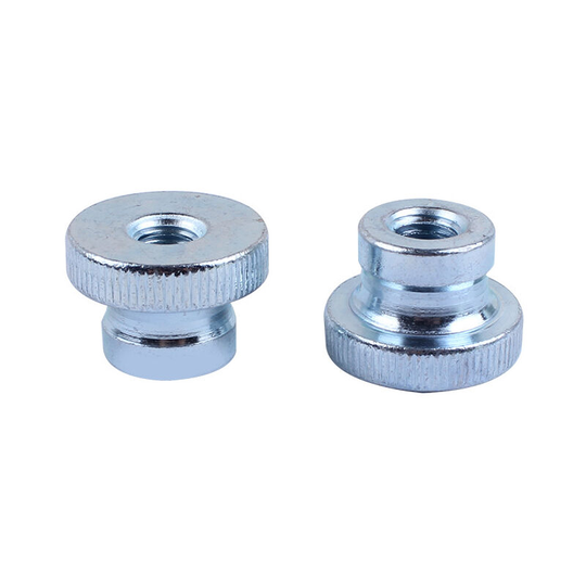 Thumb Nuts, M5 Round Knobs with, Zinc Plating, Pack of 100