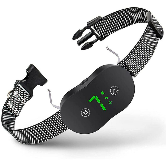 Thsinde - Rechargeable Anti-Bark Collar For Dog - 4 Modes Of Help Safe Automatic Training - Rglable For Small/Medium/Large Dogs, Tanc