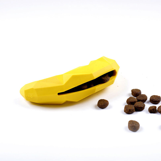 Betterlifegb - Interactive chew toy for indestructible dog | Banana Original distributor of treats, croquettes | Ball anti stress dogs | Washable