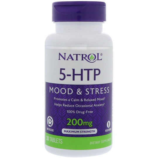 Natrol 5-HTP Time Release, 100mg - 30 tabs