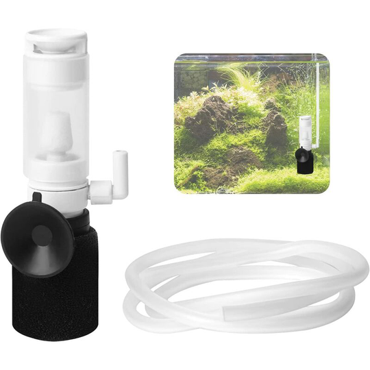 Osqi - Aquarium Internal Filter Aquarium Filter Practical Fish Filter Aquarium Filter with Hose to Increase the Oxygen Content of the Water