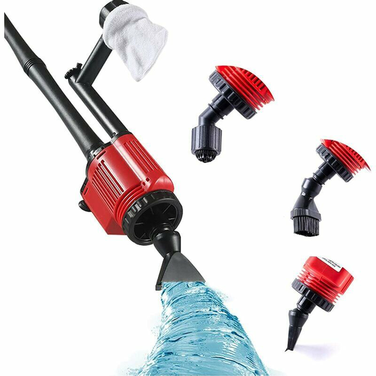 Briday - Aquarium Electric Vacuum Cleaner 6 in 1 Sand Cleaner Fish Tank Gravel Cleaner Siphon Water Change/Filter/Dirt Cleaning