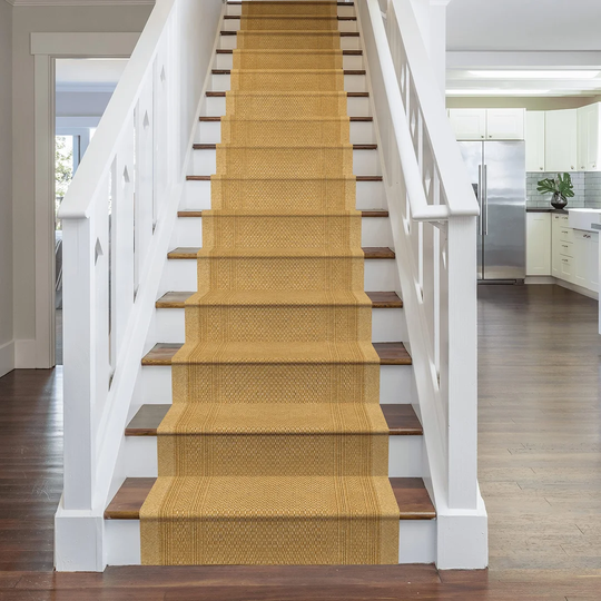Abbeyville Needlepunch Beige Stair Runner