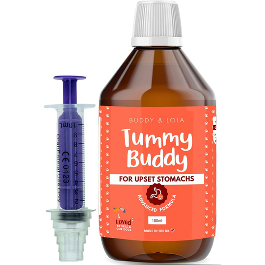 Buddy & Lola Tummy Buddy (Tummy Settler) For Dogs - Up To 20 Servings Per Bottle - Fast Relief From Loose Stools, Digestive Issues & Diarrhoea in Al