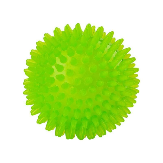 Squeaker Ball Dog Toy Colors will vary tpr Bouncy Floating Teeth Cleaning (Small, Green)