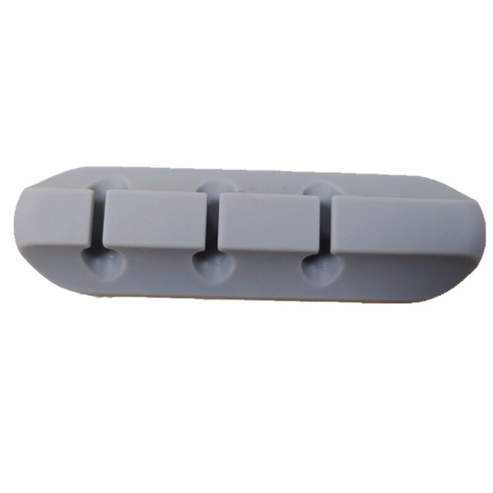 Cable Tie, Adhesive Hook, CableGrey Charging Accessory - 3 Holes
