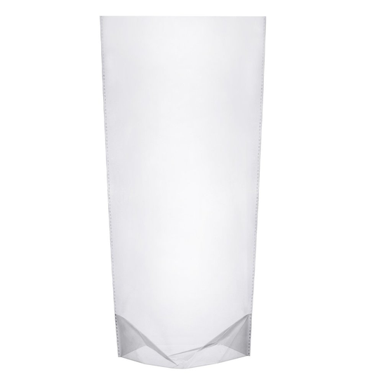 100 Pieces 5.7 by 10 Inches Clear Bags OPP Bags Block Bottom Plastic Bags Treat Bags for Cookies, Candies and Valentine Gifts