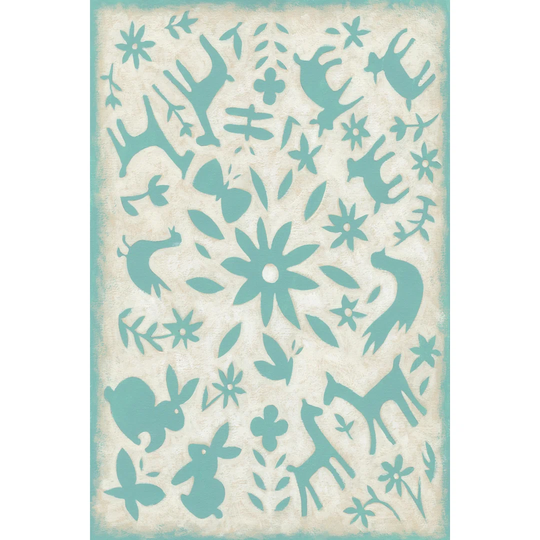 Spring Otomi III - Wrapped Canvas Art Prints