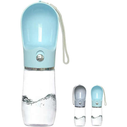 Portable Dog Water Bottle, Puppy Travel Water Bottle, Pet Water Dispenser, Food Grade Leakproof Water Bottle - 380ml for Dog Cat, Pet Drinking