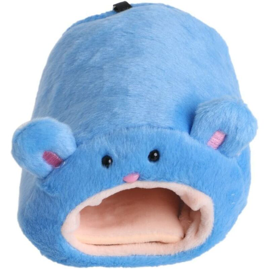 Plush house for small animal, such as ferret, mouse, hamster, etc.