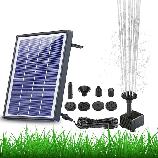 Solar Floating Fountain, Suitable For Fish Tank And Pond Decoration - Thsinde