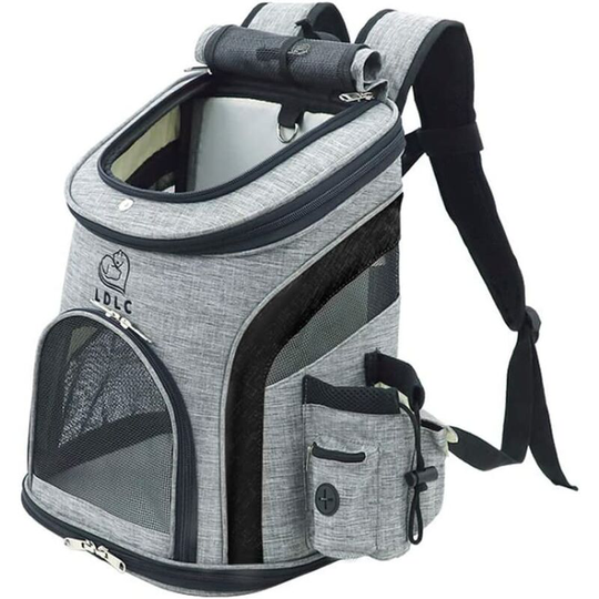 Pet Dog Carrier Backpack, Pet Carrier Bag with Mesh for Large Cats, Cats, Puppy Backpack Portable Travel Bag (m, Black Upgrade)