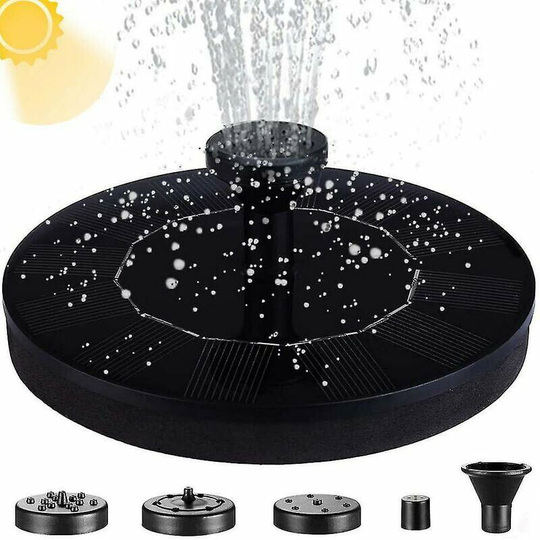 Garden fountain pond pump swimming fountain solar pump 13cm