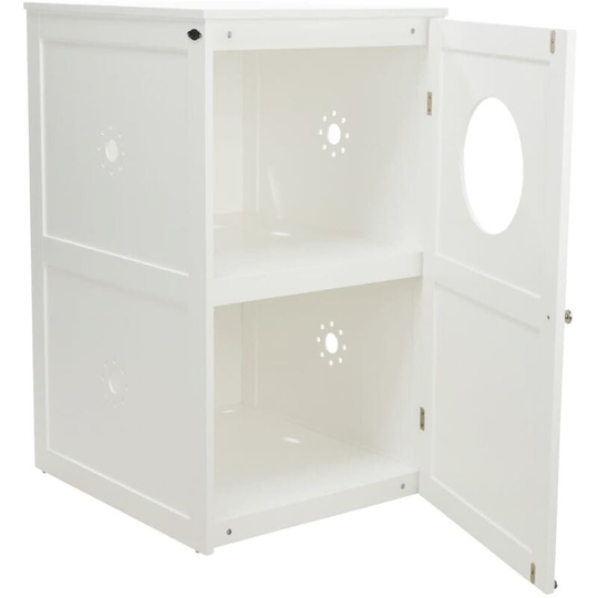 Trixie - Cat House for Litter Box with 2 Storeys 53x90x58 cm White