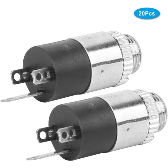 Betterlifegb - 20Pcs Headphone Jack Sockect,Betterlife PJ-392 3.5mm Stereo Audio Video Socket With Screw Nut, For Computer Television Home Appliances