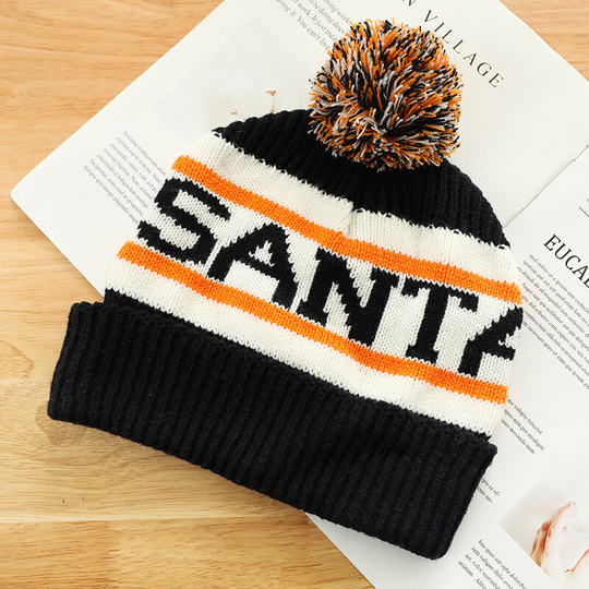 Unisex Fair Isle Snowstar Beanie Hat Knit Hats Skull Cap