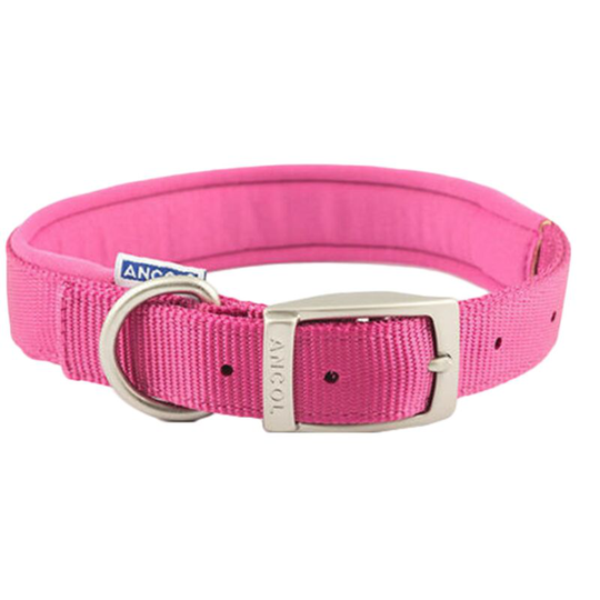 Ancol Nylon Dog Lead (100 x 1.2cm) (Pink) - Pink