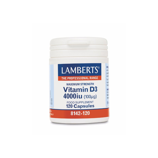 Lamberts VITAMIN D3 4000iu (100μg), 120 tabs