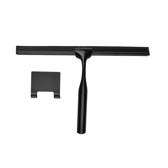 Betterlifegb - Glass shower scraper, stainless steel scraper, silicone cleaner with wall hanging, can be used in the bathroom, mirror, ceramic tiles