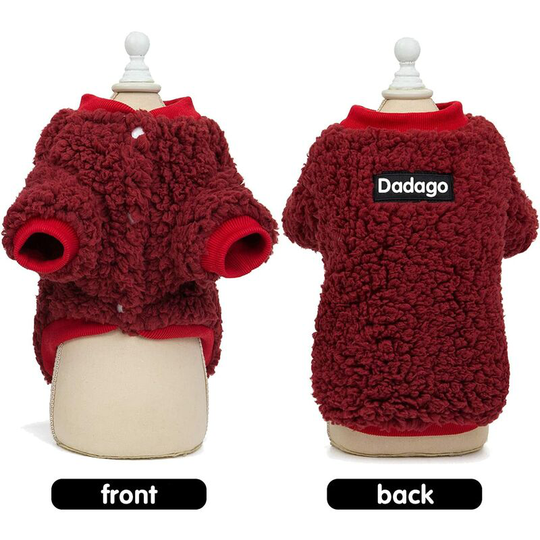 Small Dog Sweater Cat Puppy Winter Warm Pet Coat Cold Weather Cozy Fleece clothes Cute Pullover Sweater for Small Dogs Girl boy