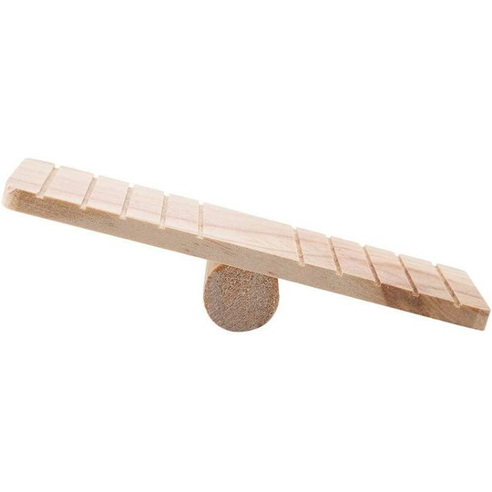 Echoo - Hamster Toy Pet Hamster Rabbit The Seesaw Wooden Natural Alive Guinea Pig Platform